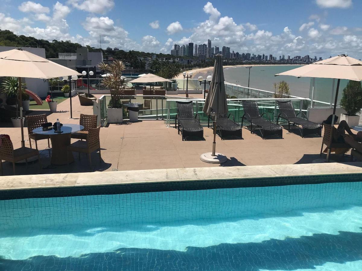 شقة Bela Hospedagem - #Blue Sunset 501 - Conforto A Beira Mar De Cabo Branco João Pessoa المظهر الخارجي الصورة